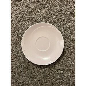 HOMER LAUGHLIN Serenade Pastel Pink Saucer 6" Plate‎ Mid-Century Vintage VGC